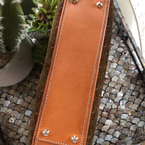 Celine Suede shoulder bag - authentic - Picture 4 of 10